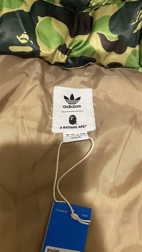 bape x adidas fake jacket